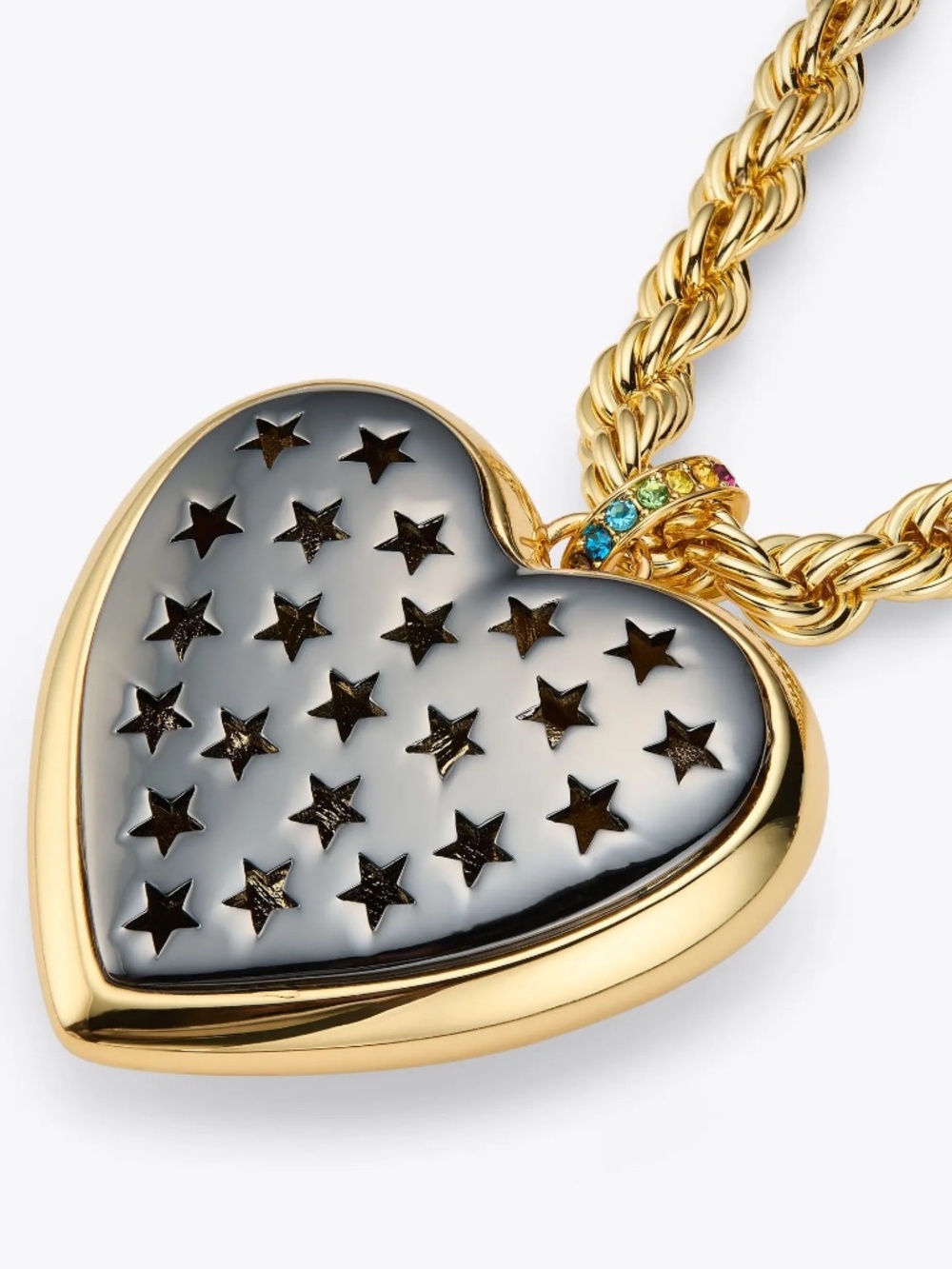 Kurt Geiger XL Heart Chain Necklace
